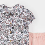 Ensemble de Shorts à Imprimé de Fleurs Rétro - Petit Lem