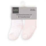 Bas pour Nouveau-Né (paquet de 2) Rose - Kushies