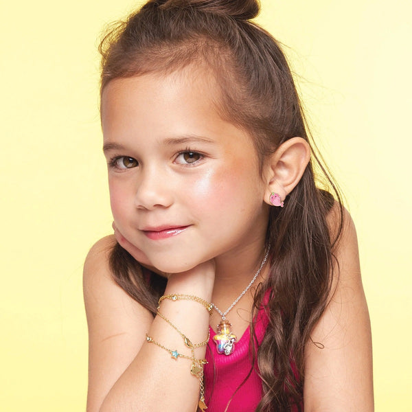 Boucles d'oreilles en émail - Lapin de Profil - Girl Nation