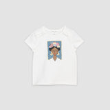 T-shirt à imprimé de couronne de fleurs - Miles the Label