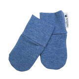 Mitaines en coton organique Bleu Acier - Tirigolo