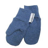 Mitaines en coton organique Bleu Acier - Tirigolo