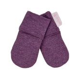 Mitaines en coton organique Purple - Tirigolo