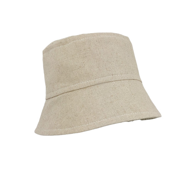 Chapeau d'été classique Lin Beige - Tirigolo