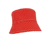 Chapeau d'été classique Rouge Pois blanc - Tirigolo