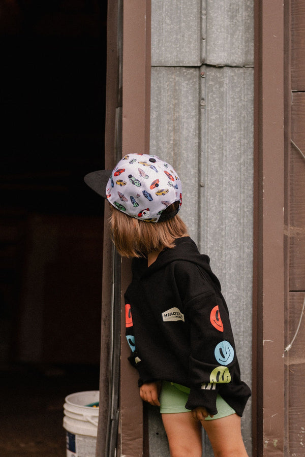 Casquette - Pitstop Snapback - White Sand - Headster Kids