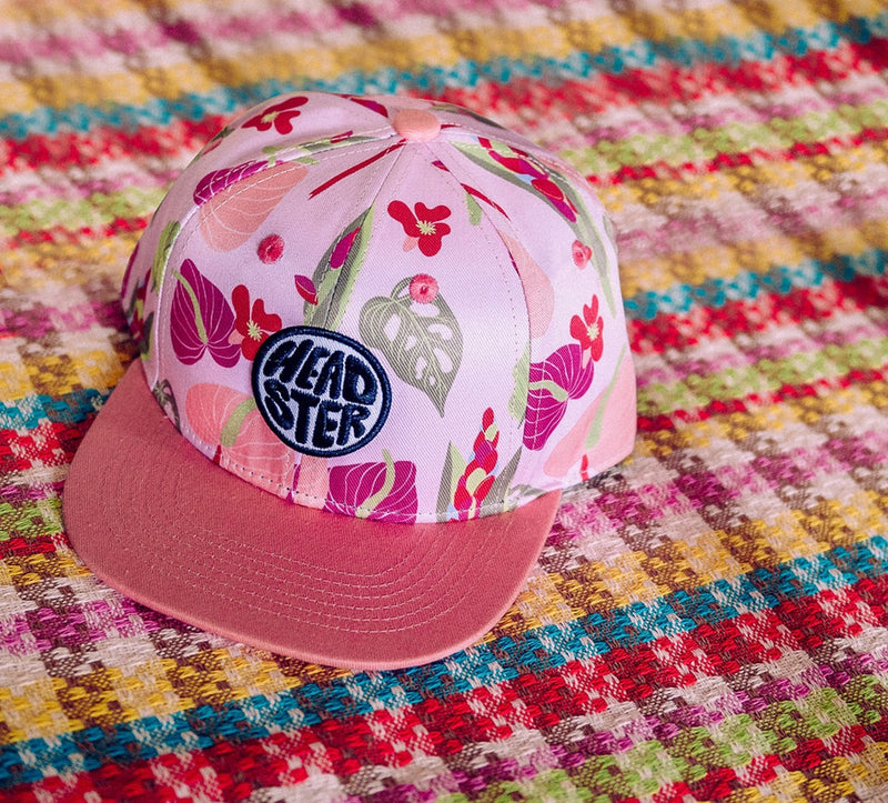 Casquette - Paradise Cove Snapback - Fuchsia - Headster Kids