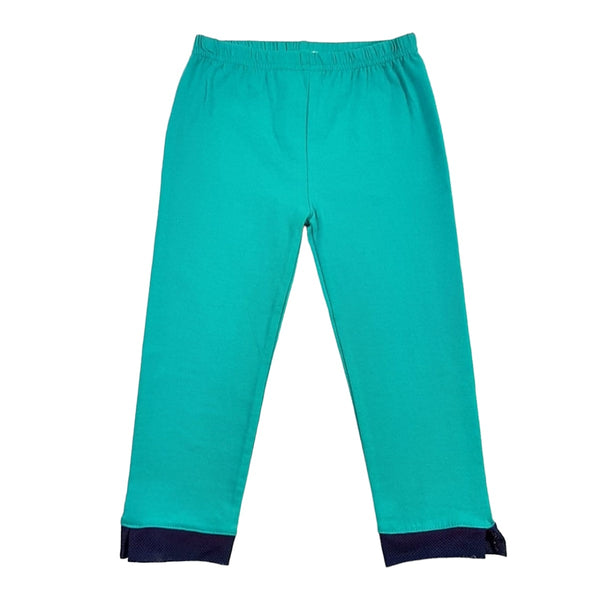 Legging capri Turquoise - Deux par Deux