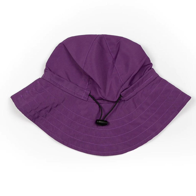 Chapeau Soleil Nautique UV50+ Ajustable Prune - Hopalo