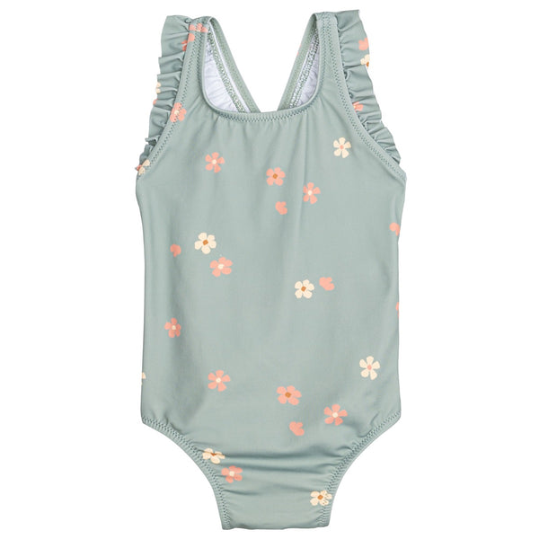 Maillot de bain sauge à imprimés de petites fleurs - Miles the Label