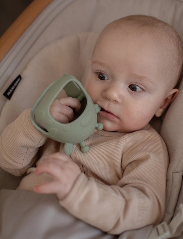 Mitaine de dentition pour bébé - Girafe Vert Tendre - Micasso & Co