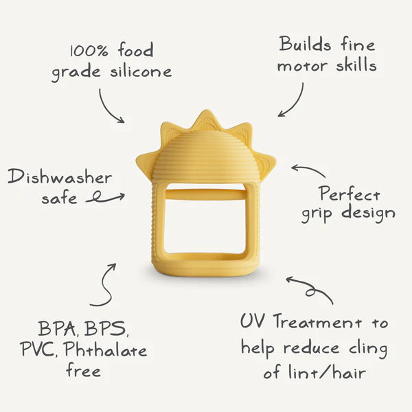 Mitaine de dentition - Soleil - Mushie