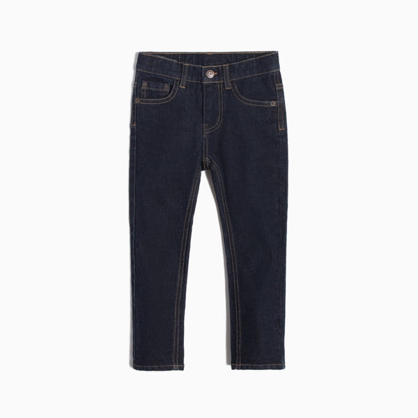 Pantalon bleu foncé en éco-denim - Miles the Label