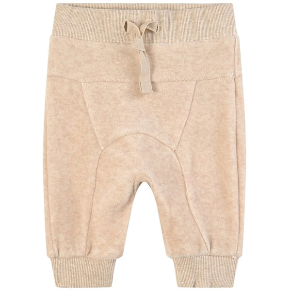 Pantalon en velours de coton organique Tan - Fixoni