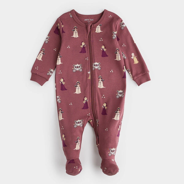 Pyjama Merlot à Imprimé de Princesses - Petit Lem