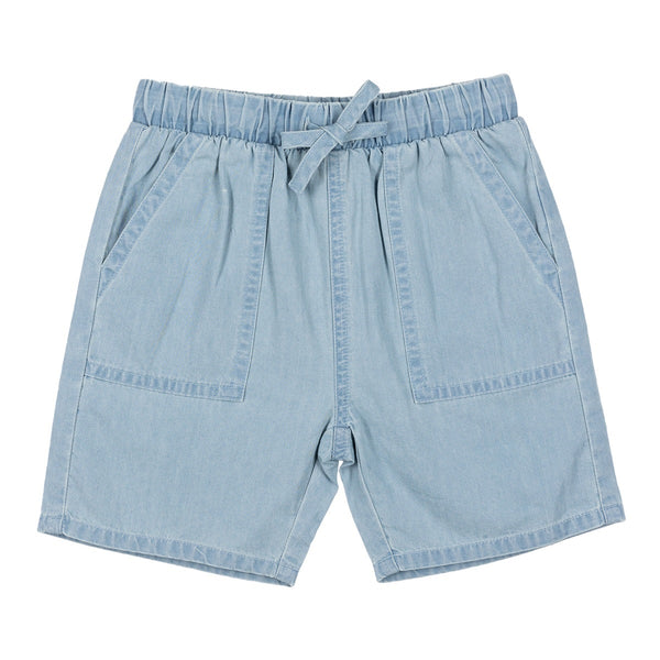 Short pour garçon bleu denim - Miles the Label