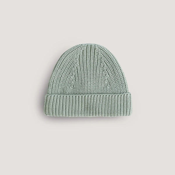 Tuque à grosse maille - Sauge - Mushie