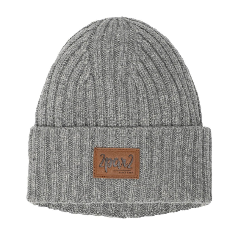 Tuque en tricot Gris chiné - Deux par Deux