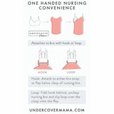 Camisole d'allaitement sans bretelles - Grise - Undercover mama