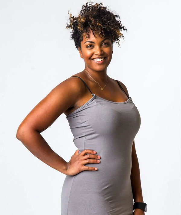 Camisole d'allaitement sans bretelles - Grise - Undercover mama