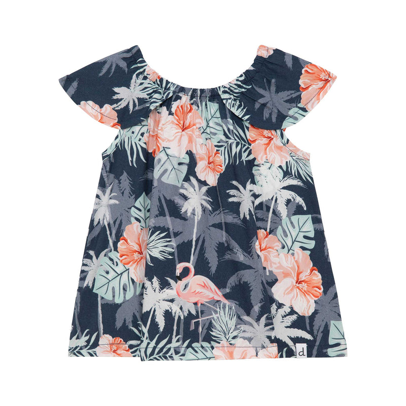 Blouse imprimée flamant rose - Deux par Deux