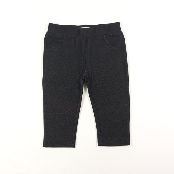 Jegging 3/4 en denim noir - Deux par Deux