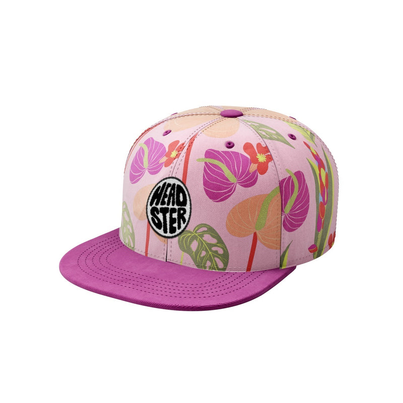 Casquette - Paradise Cove Snapback - Fuchsia - Headster Kids