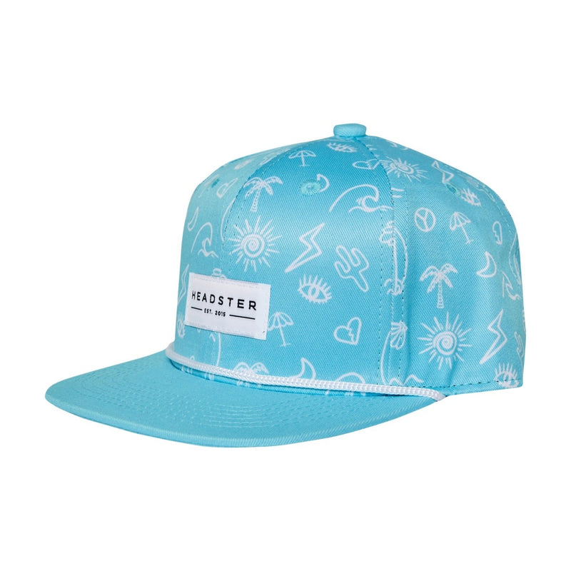 Casquette - Surf's Up Turquoise - Headster Kids