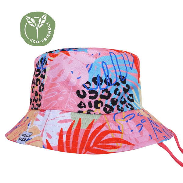 Chapeau réversible - Tropical Pink - Headster Kids