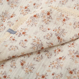 Couverture en Mousseline de coton avec Dentelle - Bambino par Baluchon