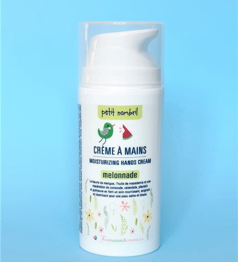 Crème à mains  nourrissante et hydratante Melonnade pour enfant 100ml - Petit Nombril