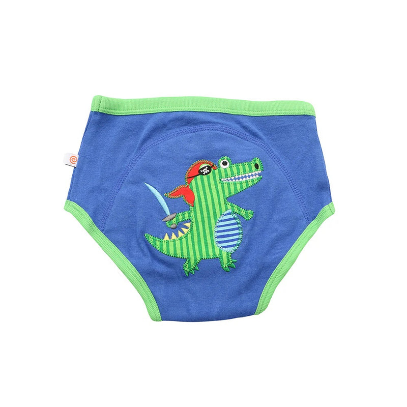 3 Culottes d'Entraînement Coton Biologique Pirates - Zoocchini