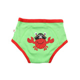 3 Culottes d'Entraînement Coton Biologique Pirates - Zoocchini