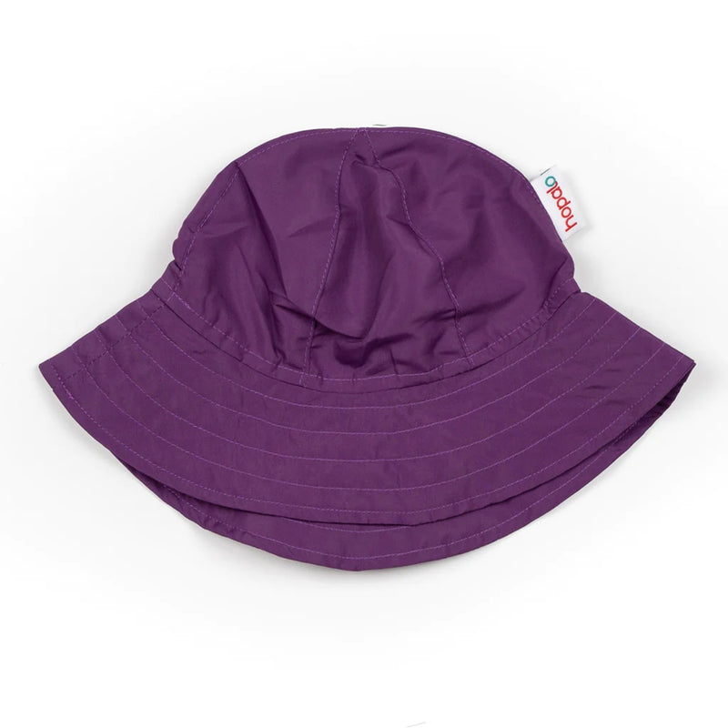 Chapeau Soleil Nautique UV50+ Ajustable Prune - Hopalo