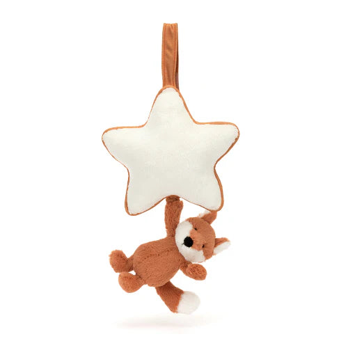 Peluche Musical Bashful Fox Cub Pull - JellyCat