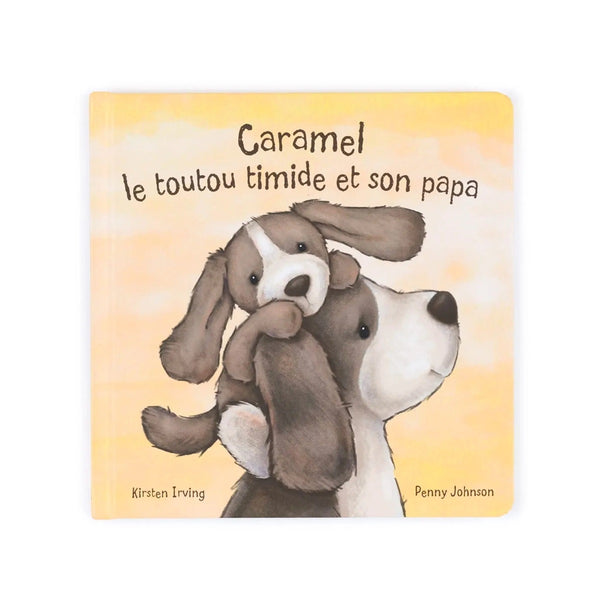 Livre Caramel Le Toutou Timide Et Son Papa - Jellycat