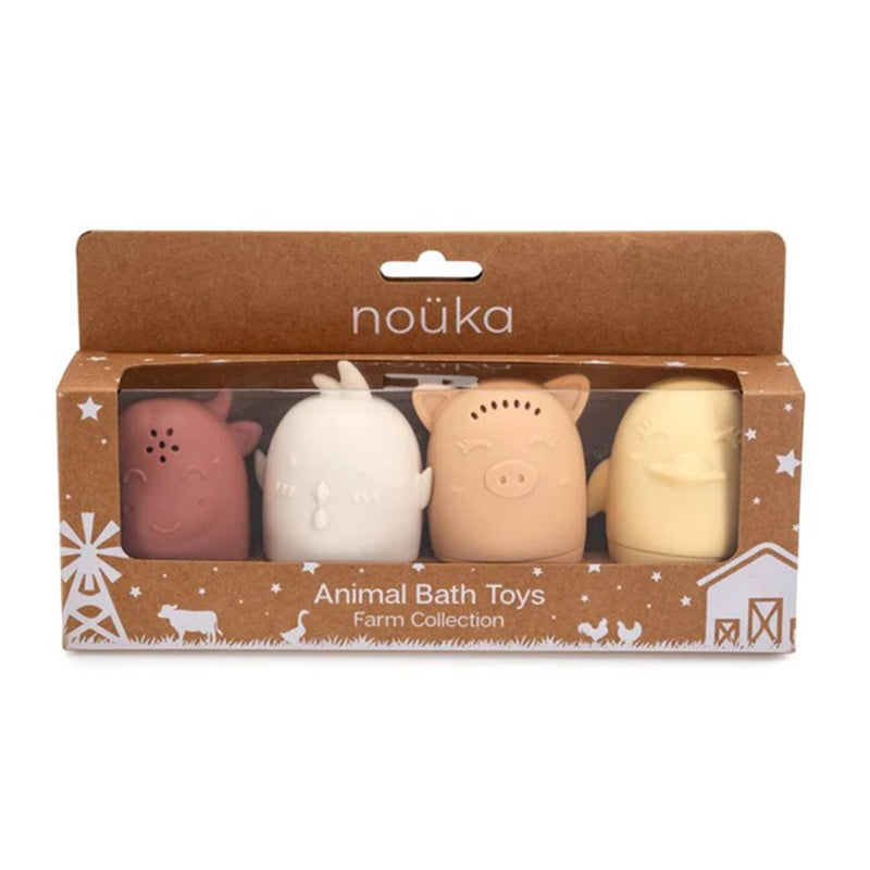 Jouets pour le bain Farm en silicone - Terre - Noüka