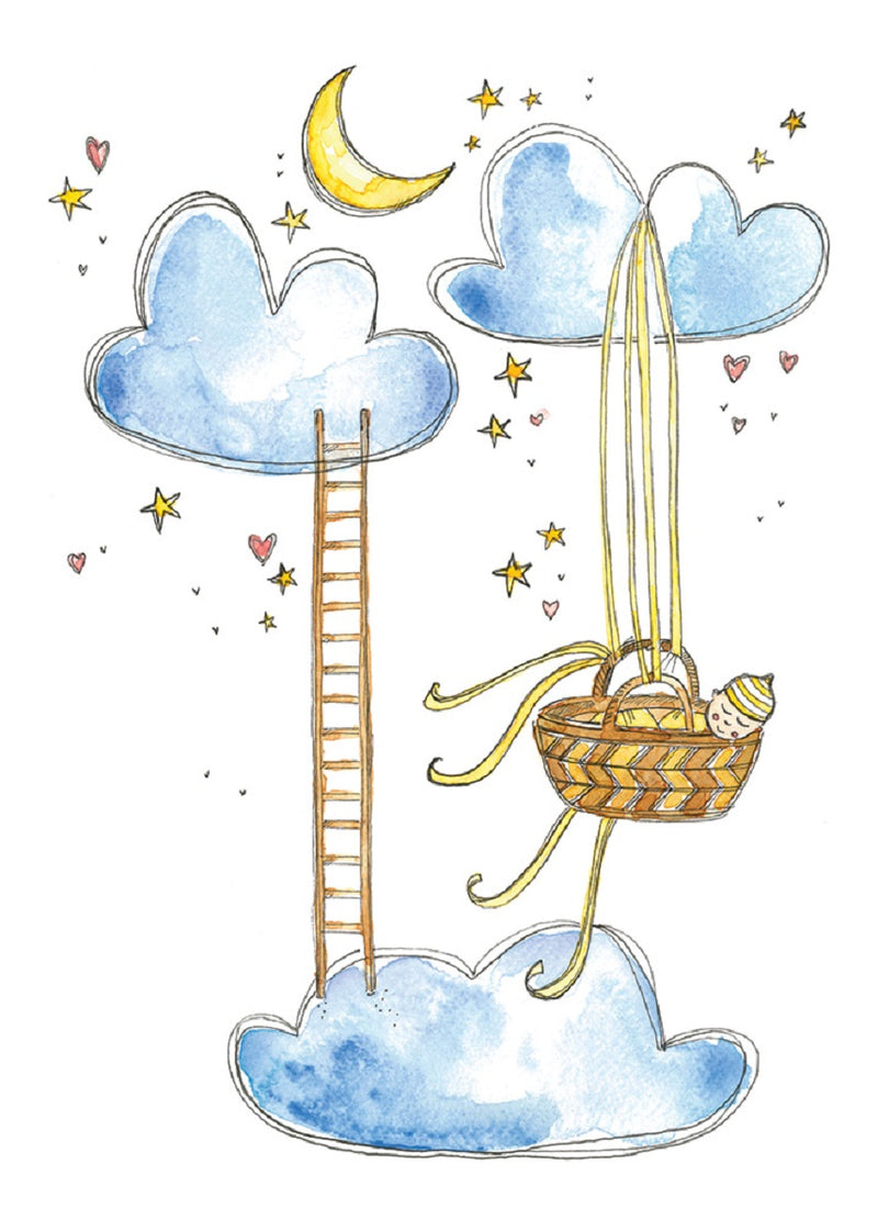 Mini carte de souhaits Luna - Stéphanie Renière