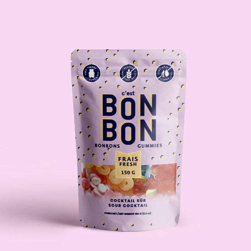 Bonbons - Mélange Cocktail Sûr 150g  - La boîte à bonbons