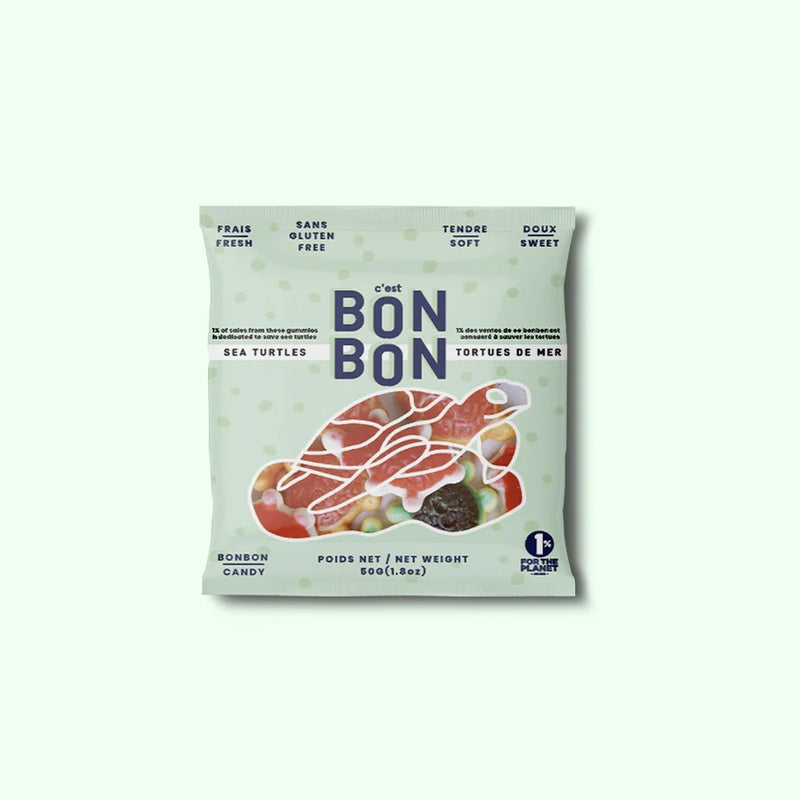 Bonbons - Tortues de mer 50g  - La boîte à bonbons