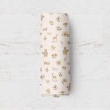 Couverture en Mousseline de Bambou - Ourson Boho - Bébé Ô Chaud