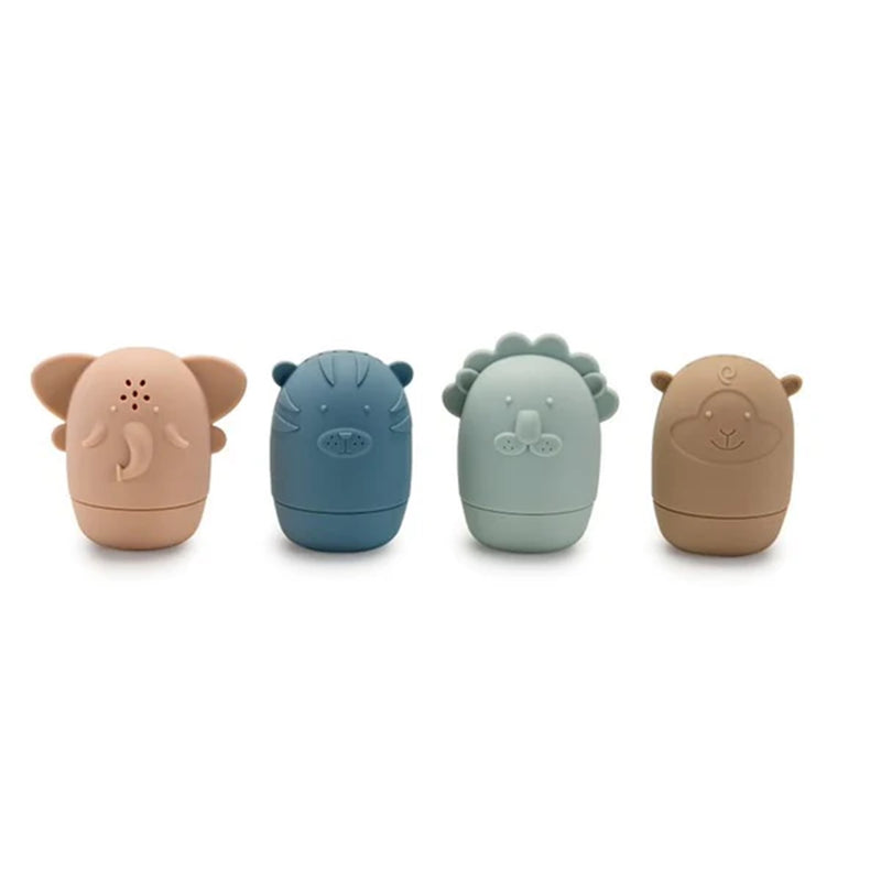 Jouets pour le bain animaux en silicone - Safari Soft - Noüka