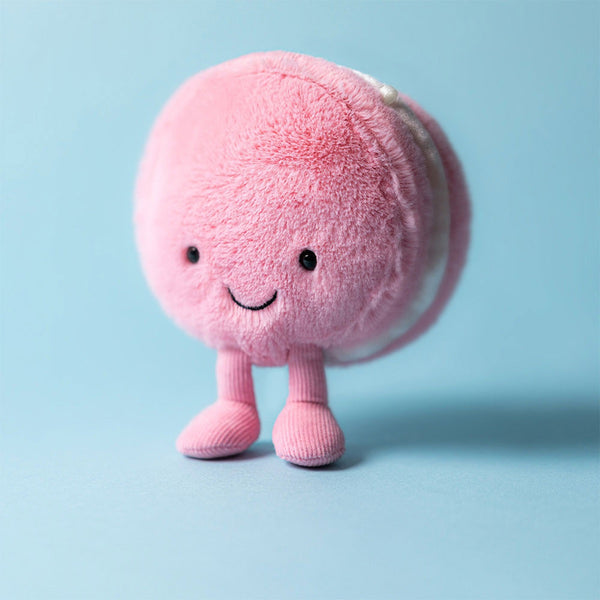 Peluche Amusable - Macaron au Fraise Mia - Jellycat