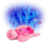 Peluche veilleuse Tortue tranquille - Rose - Cloud B