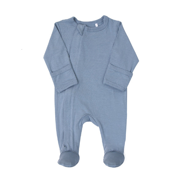 Pyjama à fermeture éclair - Bleu Acier - Coccoli