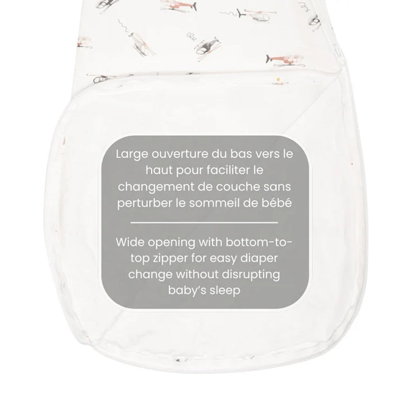 Sac de nuit matelassé en bambou - Hélicoptère - 1.0 tog - Perlimpinpin