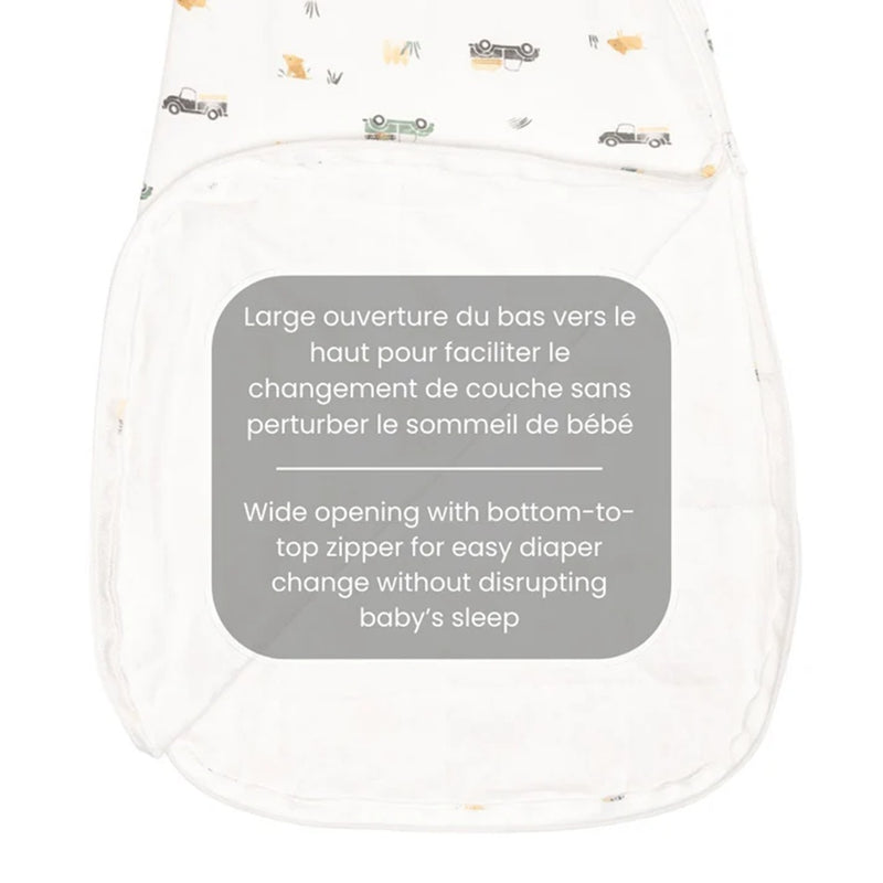 Sac de nuit matelassé en bambou - Prairies - 1.0 tog - Perlimpinpin