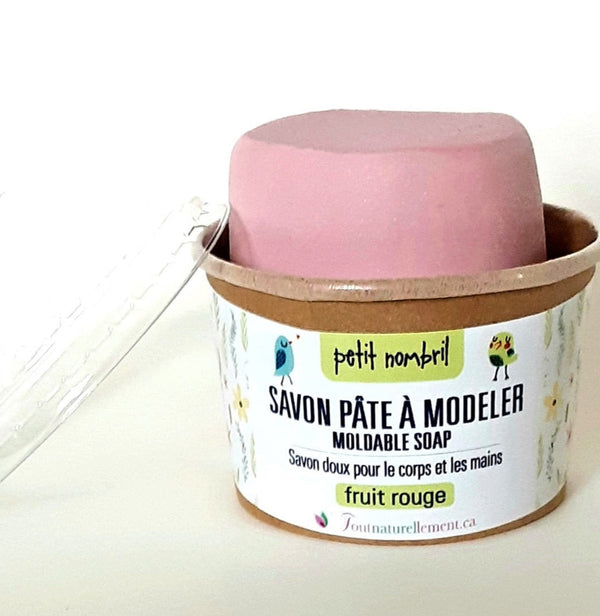 Savon pâte à modeler pour le bain - Fruit Rouge - Petit Nombril