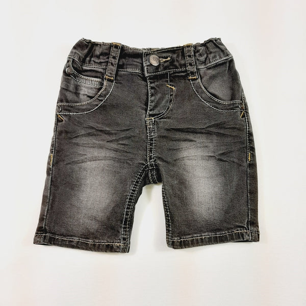 Short en denim noir - Deux par Deux