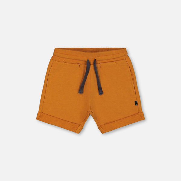 Short en Molleton Orange Vif - Deux par Deux